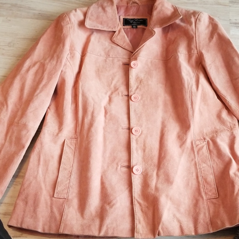 Suede 100% leather jacket